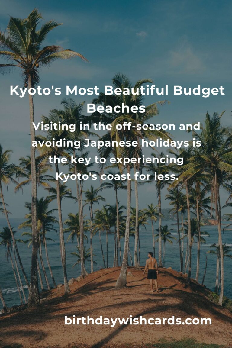 Ultimate Budget Guide to Beach Vacations in Kyoto: Enjoy Sun and Sea Without Breaking the Bank