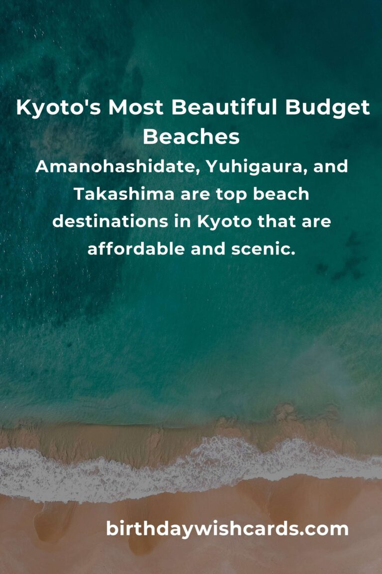 Ultimate Budget Guide to Beach Vacations in Kyoto: Enjoy Sun and Sea Without Breaking the Bank