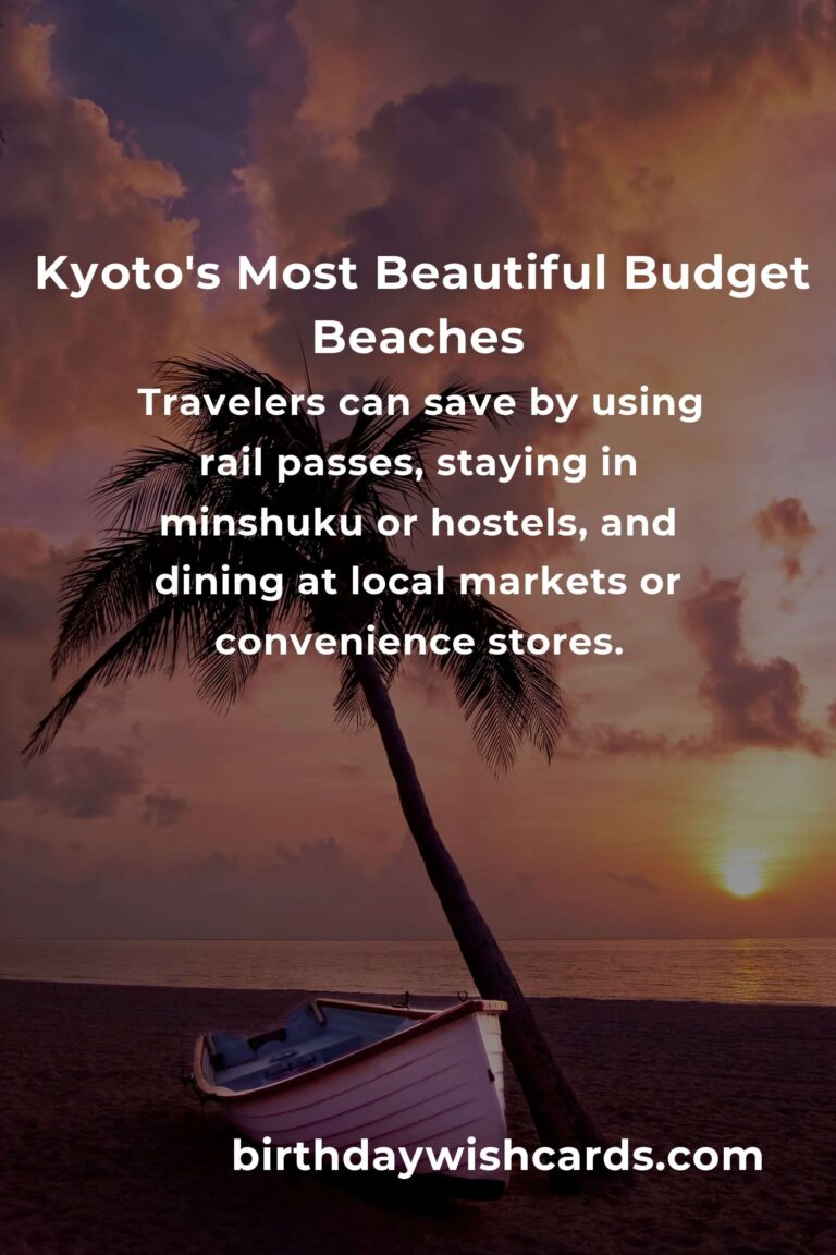 Ultimate Budget Guide to Beach Vacations in Kyoto: Enjoy Sun and Sea Without Breaking the Bank
