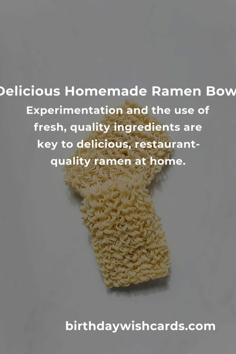 Ultimate Guide to Making a Ramen Bowl at Home: Step-by-Step Recipes & Pro Tips
