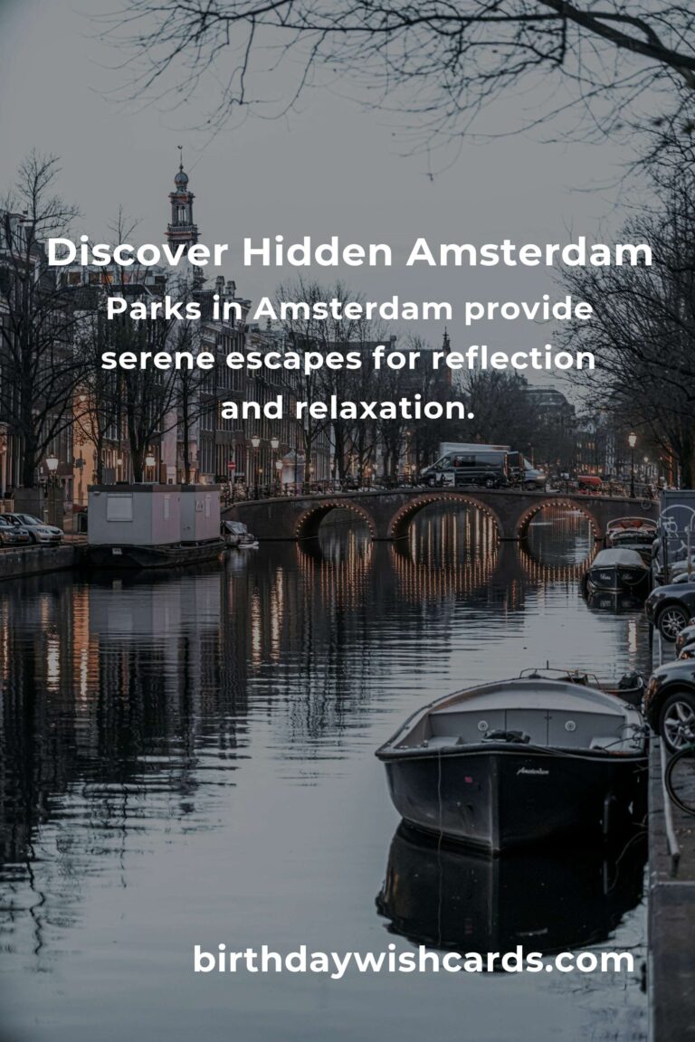 Uncovering the Hidden Gems of Solo Travel in Amsterdam
