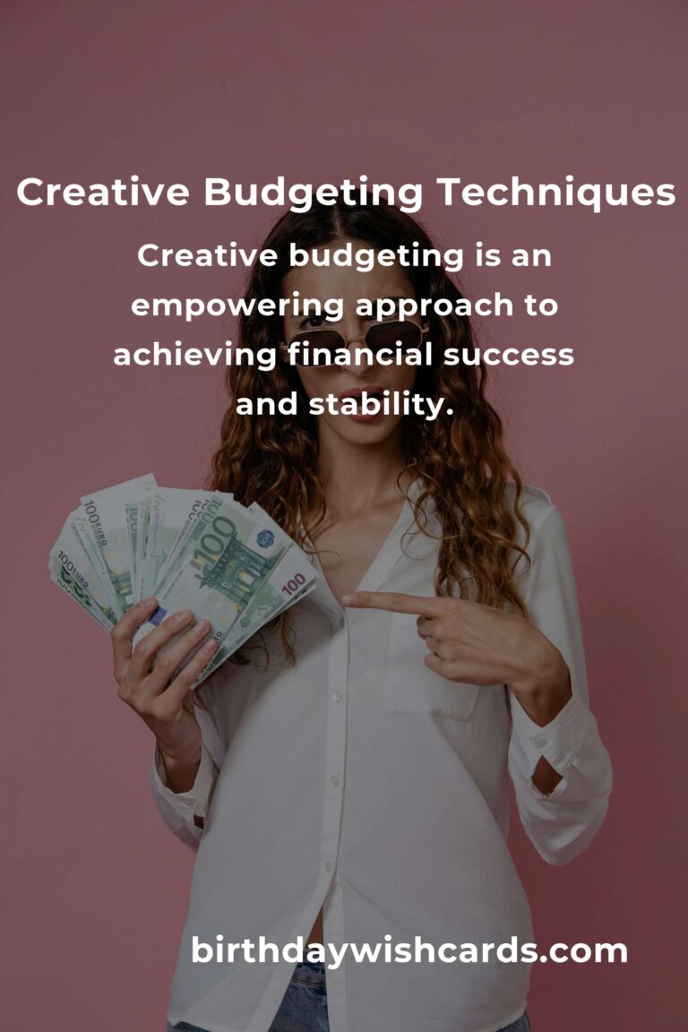 Understanding the Basics of Creative Budgeting for Financial Success