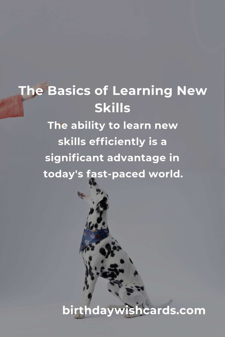 Understanding the Basics of Learning a New Skill for Success