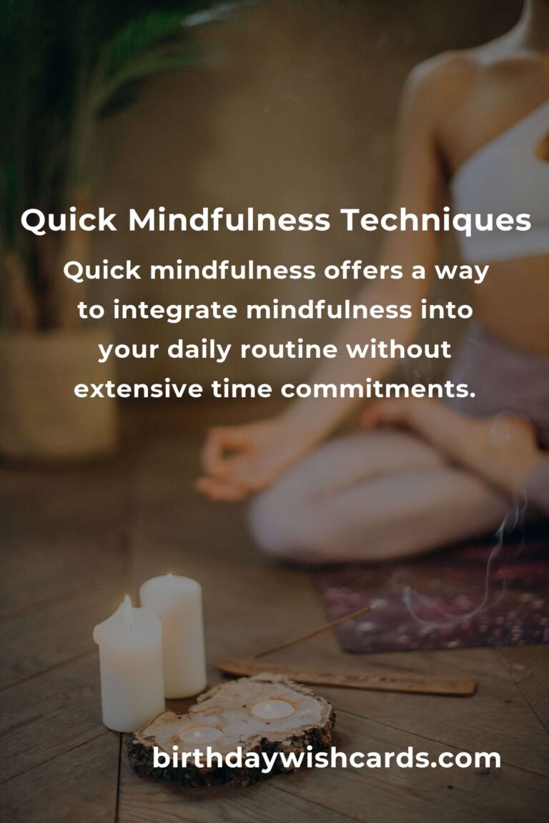 Understanding the Basics of Quick Mindfulness for Everyday Life