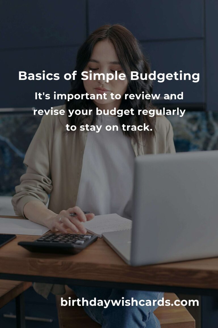 Understanding the Basics of Simple Budgeting for Financial Success