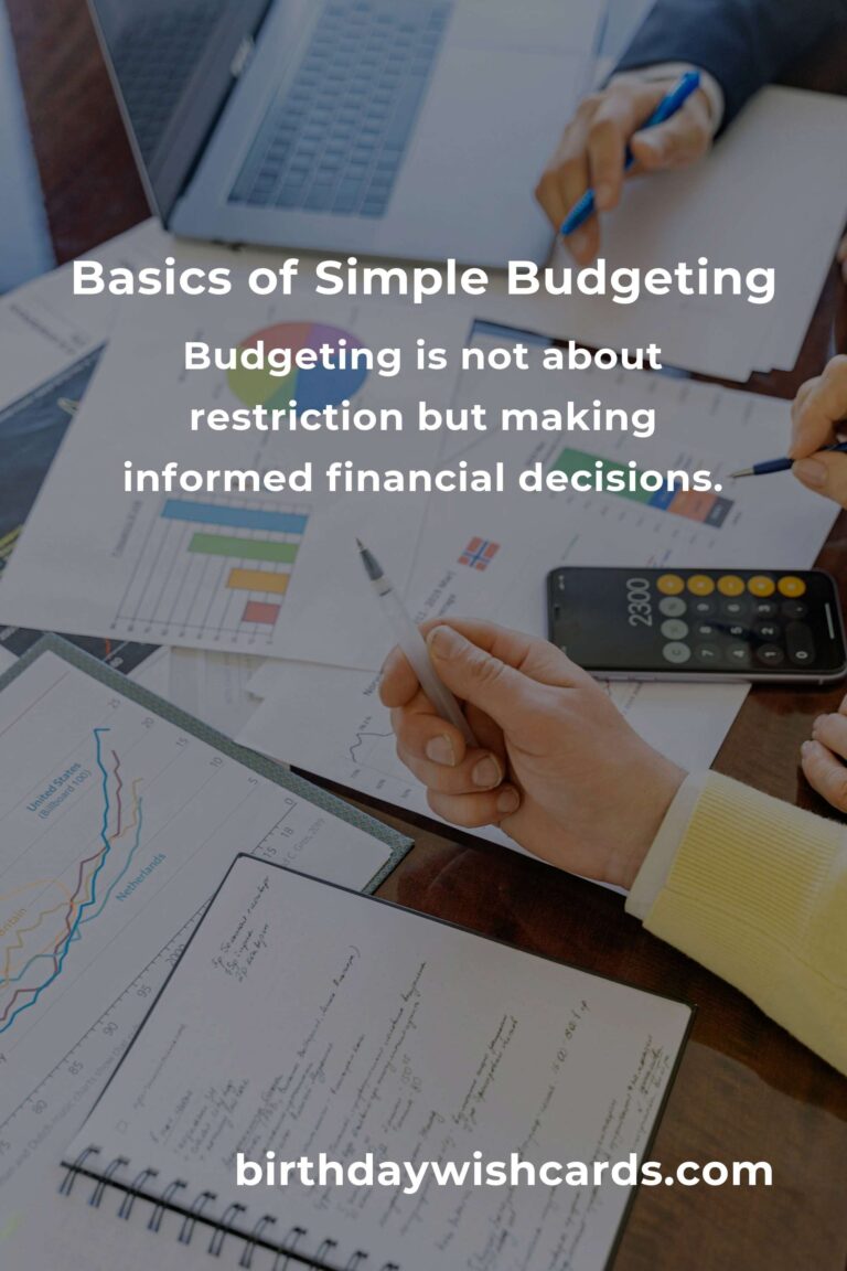 Understanding the Basics of Simple Budgeting for Financial Success