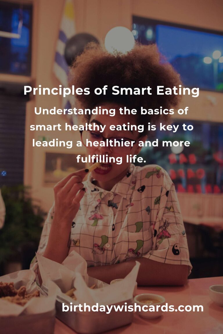 Understanding the Basics of Smart Healthy Eating