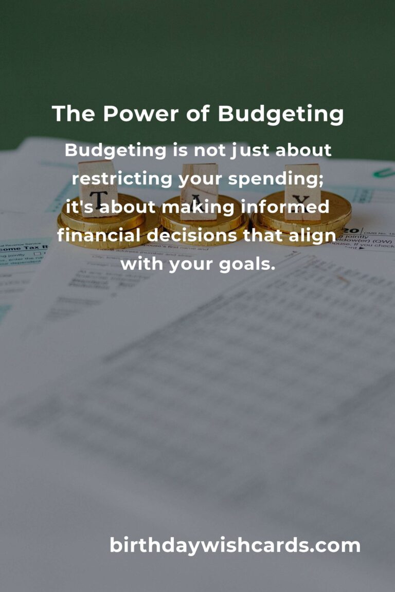 Unlocking the Power of Budgeting: A Comprehensive Guide to Financial Freedom