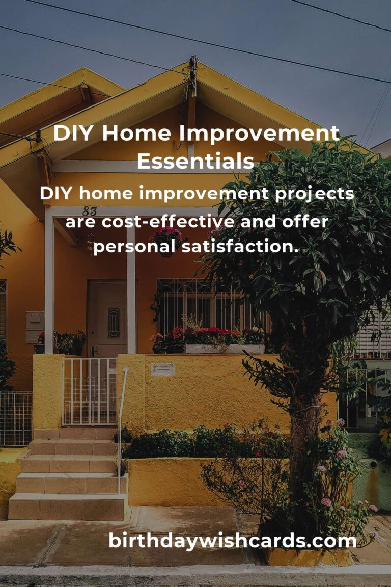 Unlocking the Power of DIY Home Improvement: Transform Your Space and Save Money