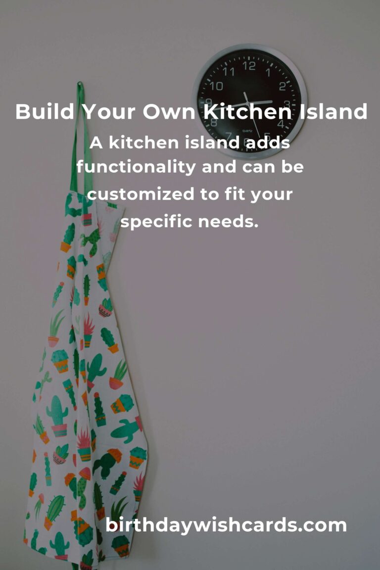 Weekend DIY: Build Your Own Kitchen Island