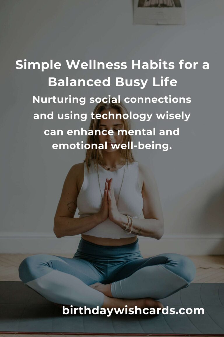 Wellness Tips for Busy People: How to Stay Balanced Every Day