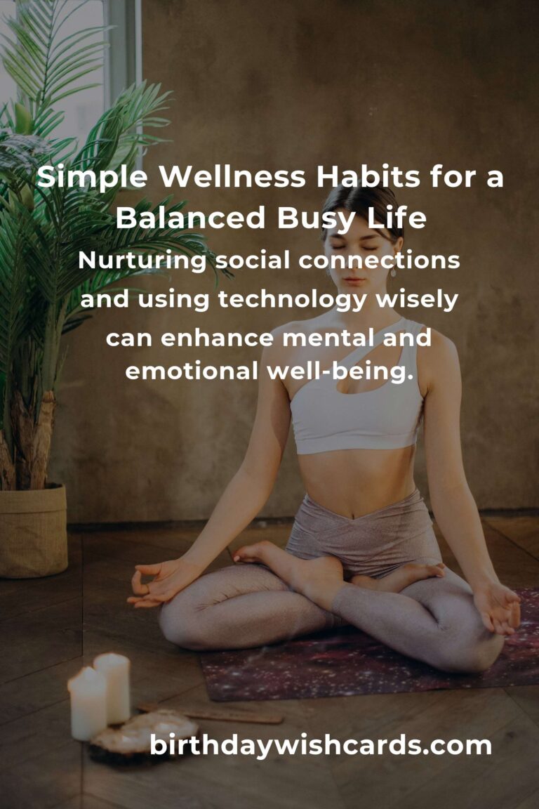 Wellness Tips for Busy People: How to Stay Balanced Every Day