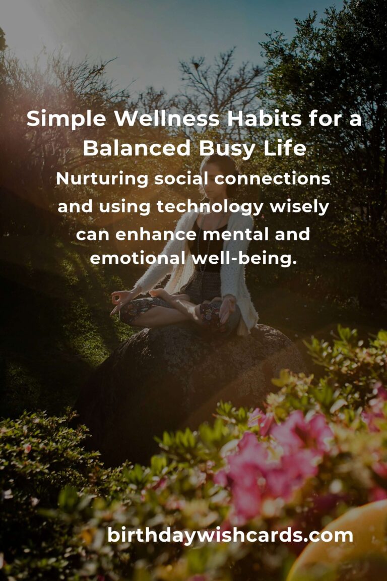 Wellness Tips for Busy People: How to Stay Balanced Every Day