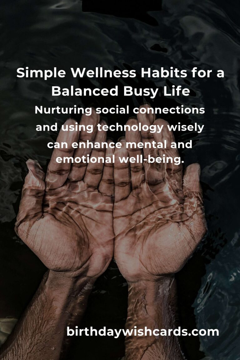 Wellness Tips for Busy People: How to Stay Balanced Every Day