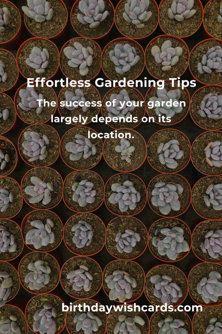 Your Complete Checklist for Effortless Gardening Tips