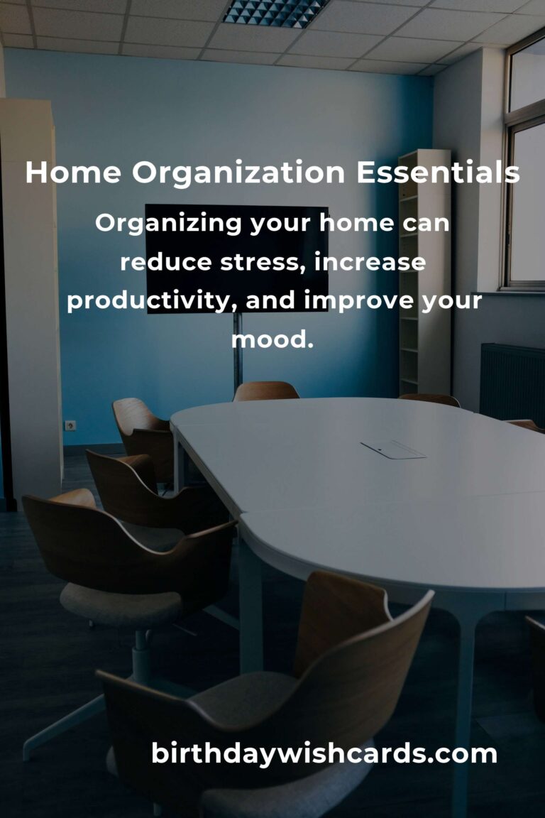 Your Complete Checklist for Home Organization: A Step-by-Step Guide