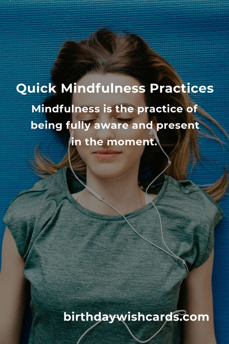 Your Complete Checklist for Quick Mindfulness Practices