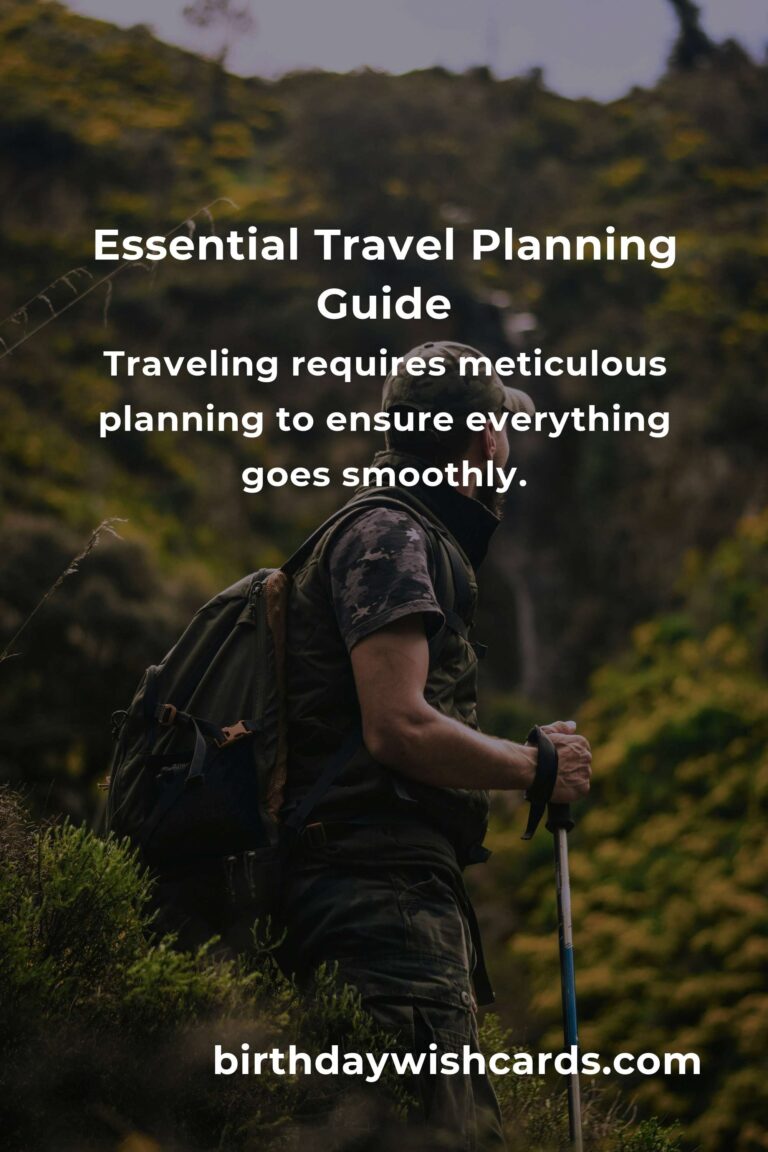 Your Comprehensive Checklist for Seamless Travel Planning