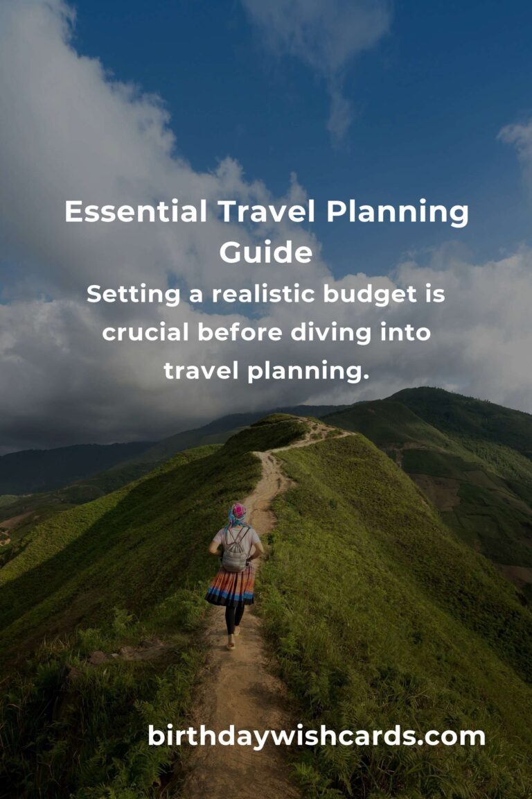 Your Comprehensive Checklist for Seamless Travel Planning