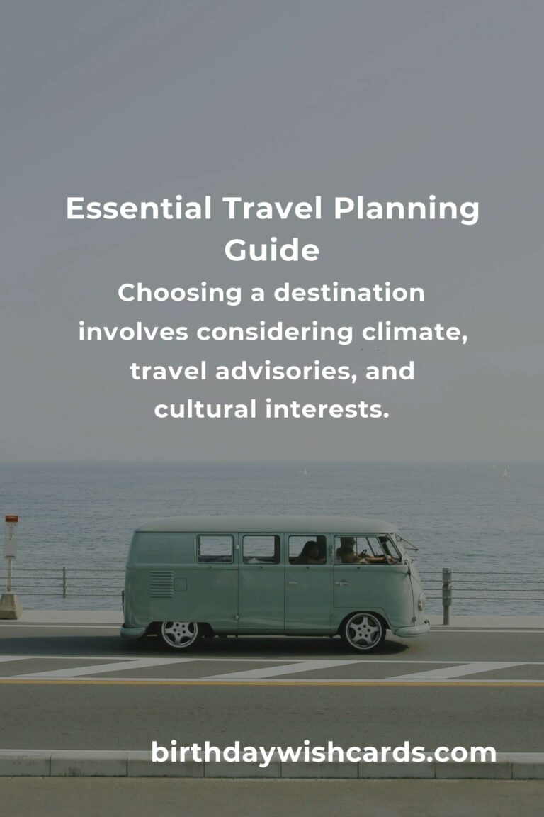 Your Comprehensive Checklist for Seamless Travel Planning