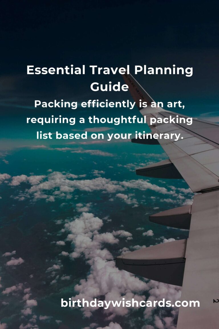 Your Comprehensive Checklist for Seamless Travel Planning