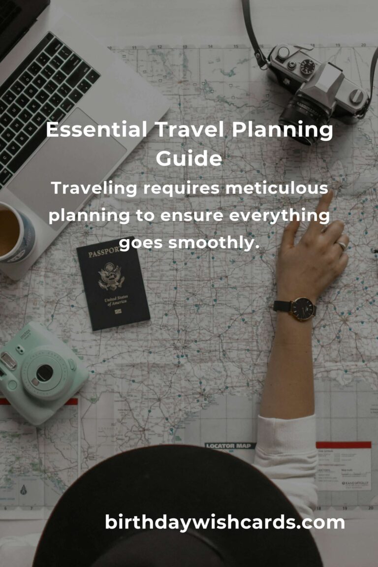 Your Comprehensive Checklist for Seamless Travel Planning