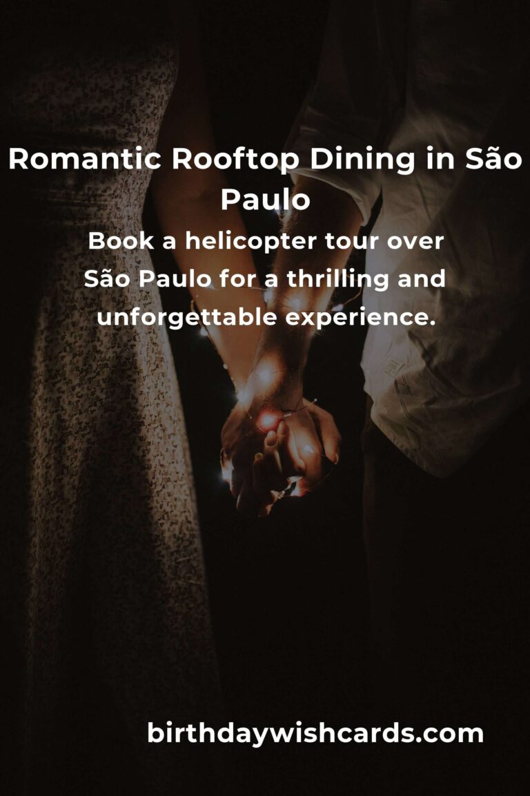 10 Memorable Career Anniversary Ideas for Couples in São Paulo