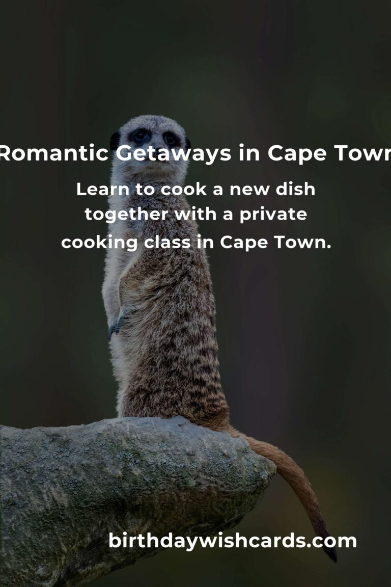 12 Unique Anniversary Ideas for Couples in Cape Town