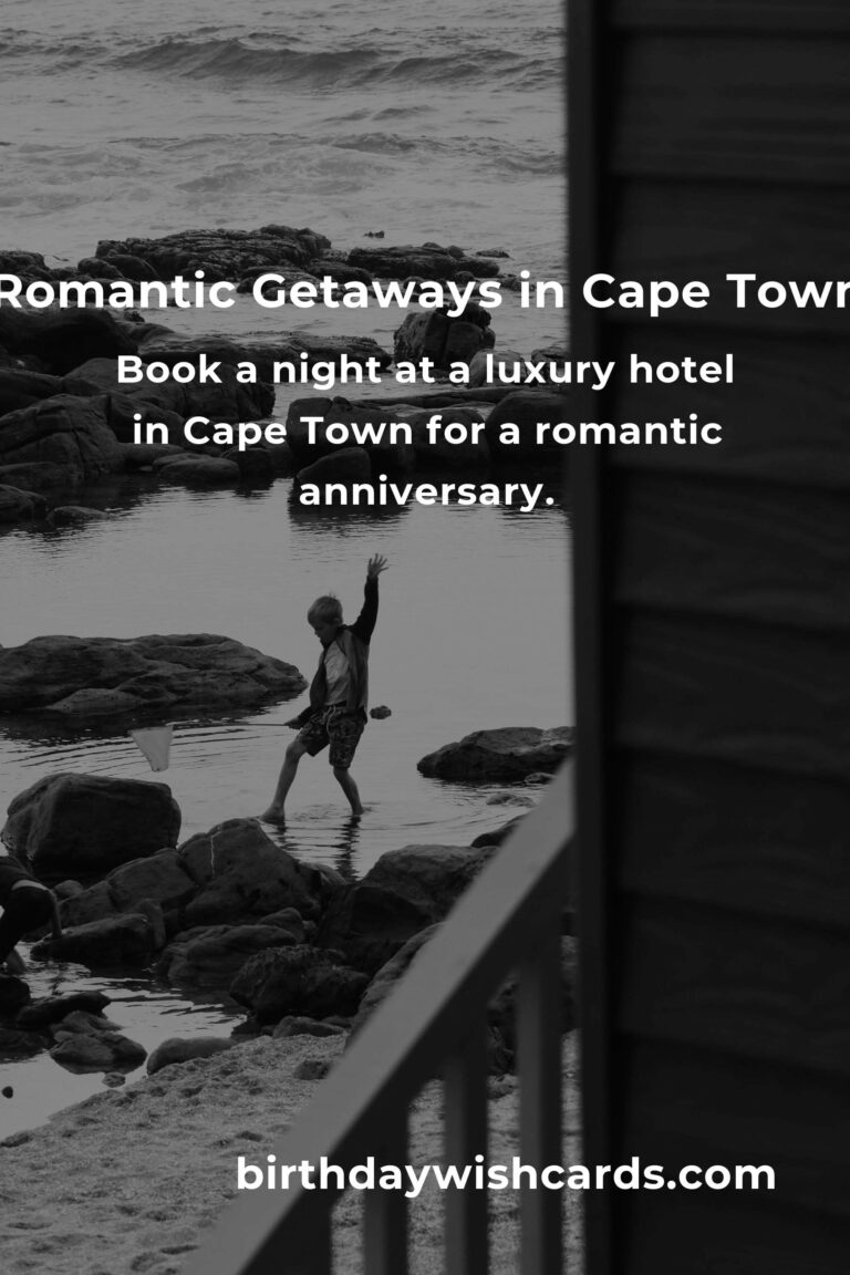 12 Unique Anniversary Ideas for Couples in Cape Town