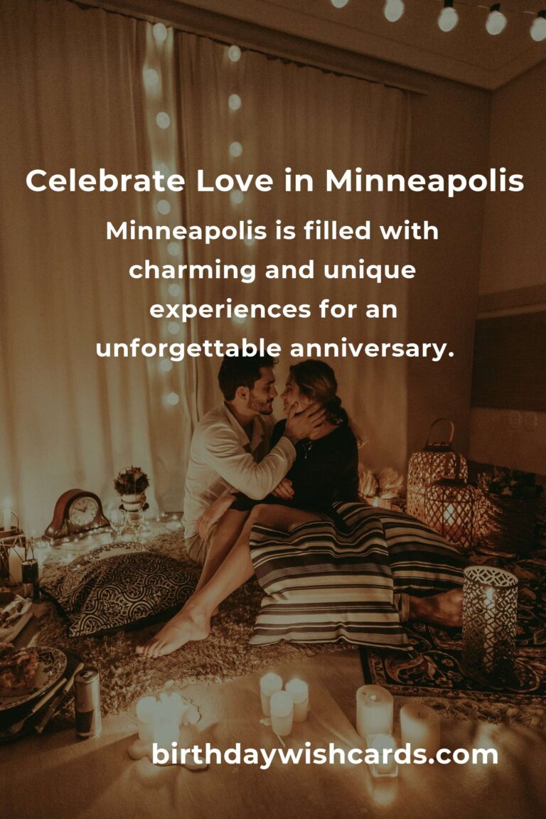 14 Heartfelt Anniversary Ideas for Couples Celebrating in Minneapolis