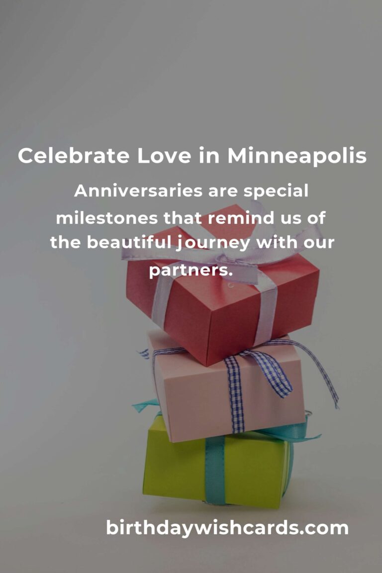 14 Heartfelt Anniversary Ideas for Couples Celebrating in Minneapolis