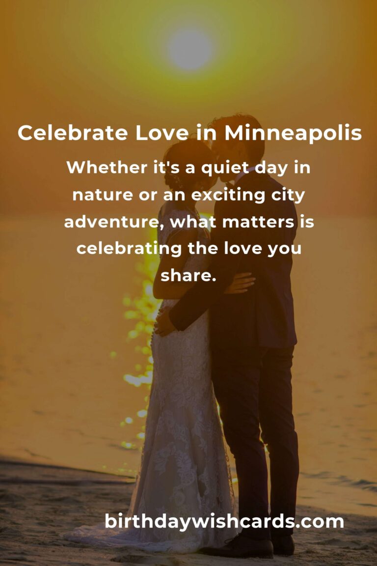 14 Heartfelt Anniversary Ideas for Couples Celebrating in Minneapolis