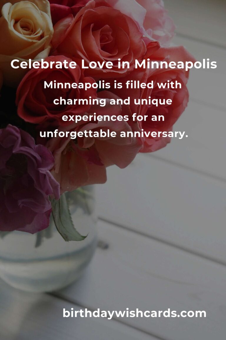 14 Heartfelt Anniversary Ideas for Couples Celebrating in Minneapolis