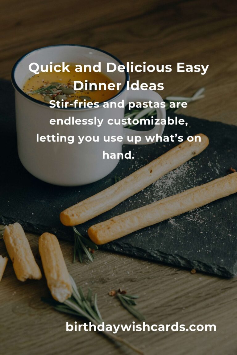 15 Easy Dinner Ideas for Busy Food Lovers: Quick, Delicious, and Stress-Free Meals
