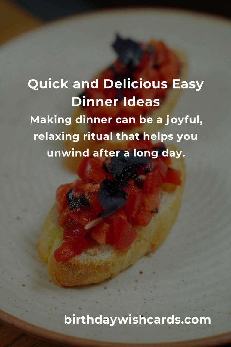 15 Easy Dinner Ideas for Busy Food Lovers: Quick, Delicious, and Stress-Free Meals