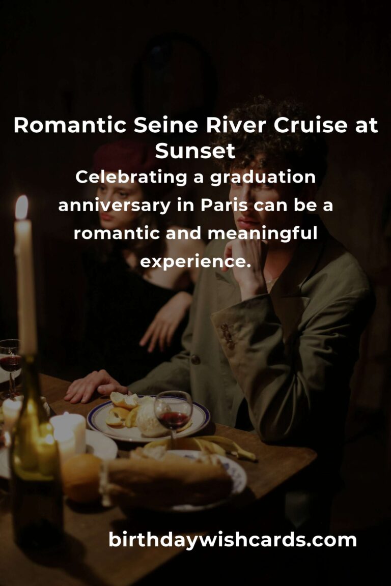 15 Heartfelt Graduation Anniversary Ideas for Couples in Paris