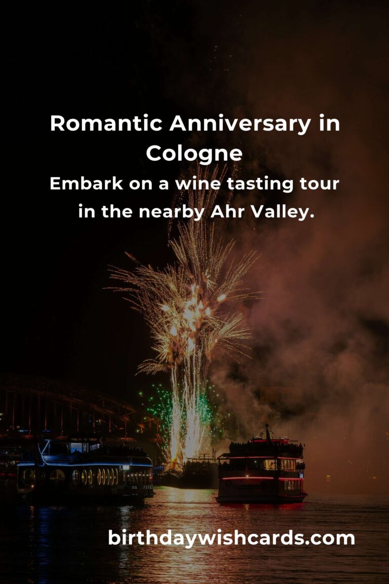 15 Unforgettable Relationship Anniversary Ideas for Couples in Cologne