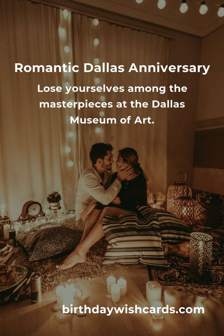 16 Heartfelt Relationship Anniversary Ideas for Couples in Dallas