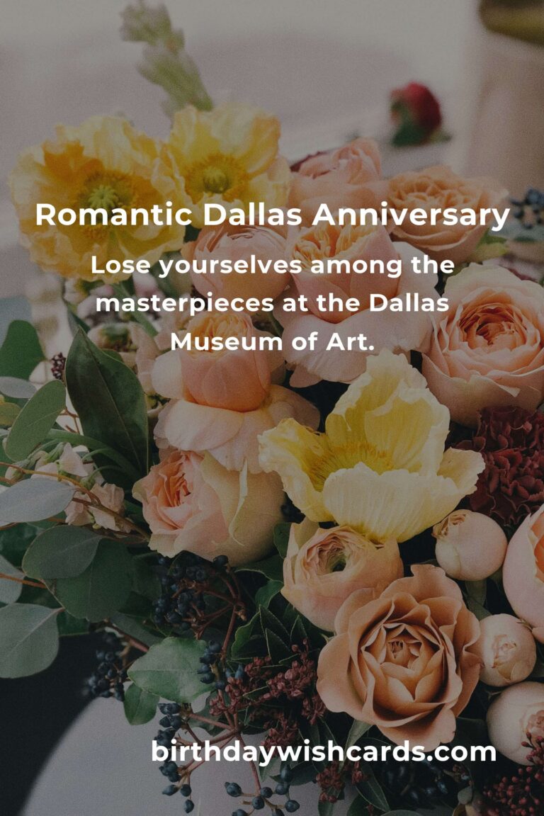 16 Heartfelt Relationship Anniversary Ideas for Couples in Dallas