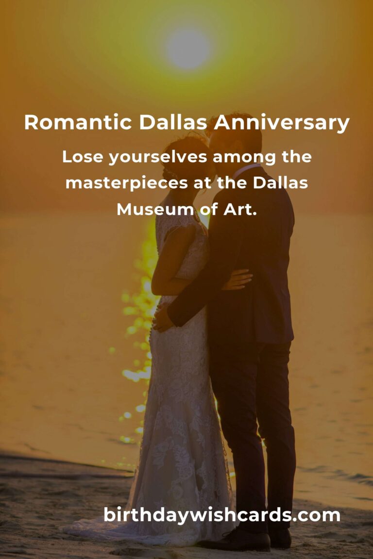 16 Heartfelt Relationship Anniversary Ideas for Couples in Dallas