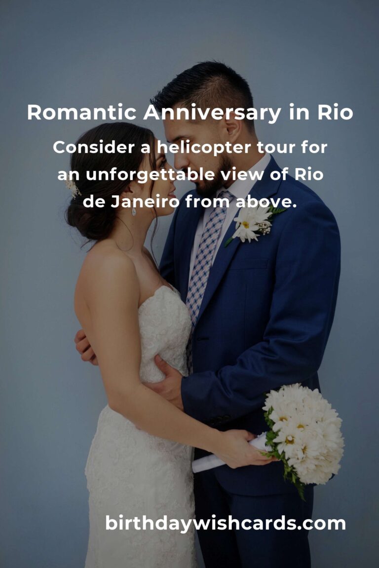 16 Unforgettable Wedding Anniversary Ideas for Couples in Rio de Janeiro