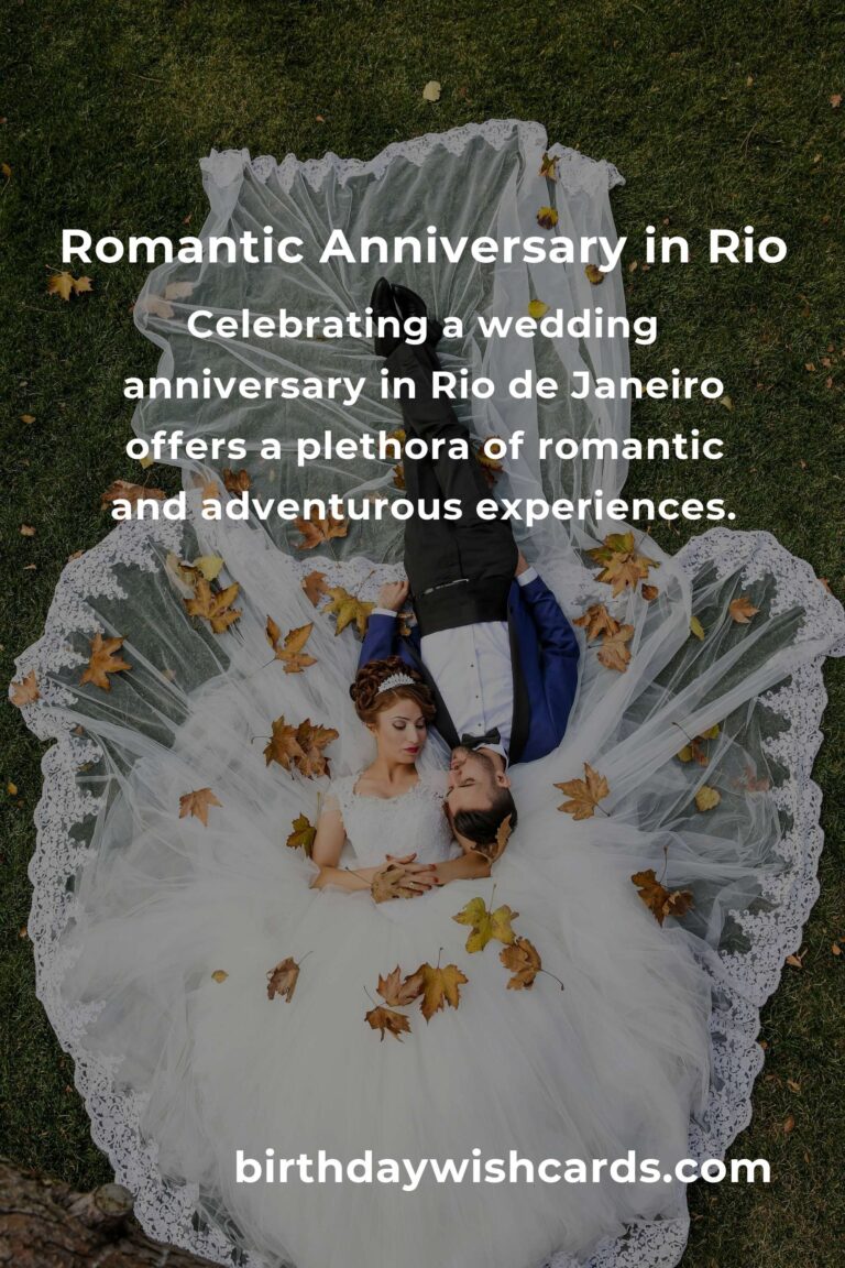 16 Unforgettable Wedding Anniversary Ideas for Couples in Rio de Janeiro