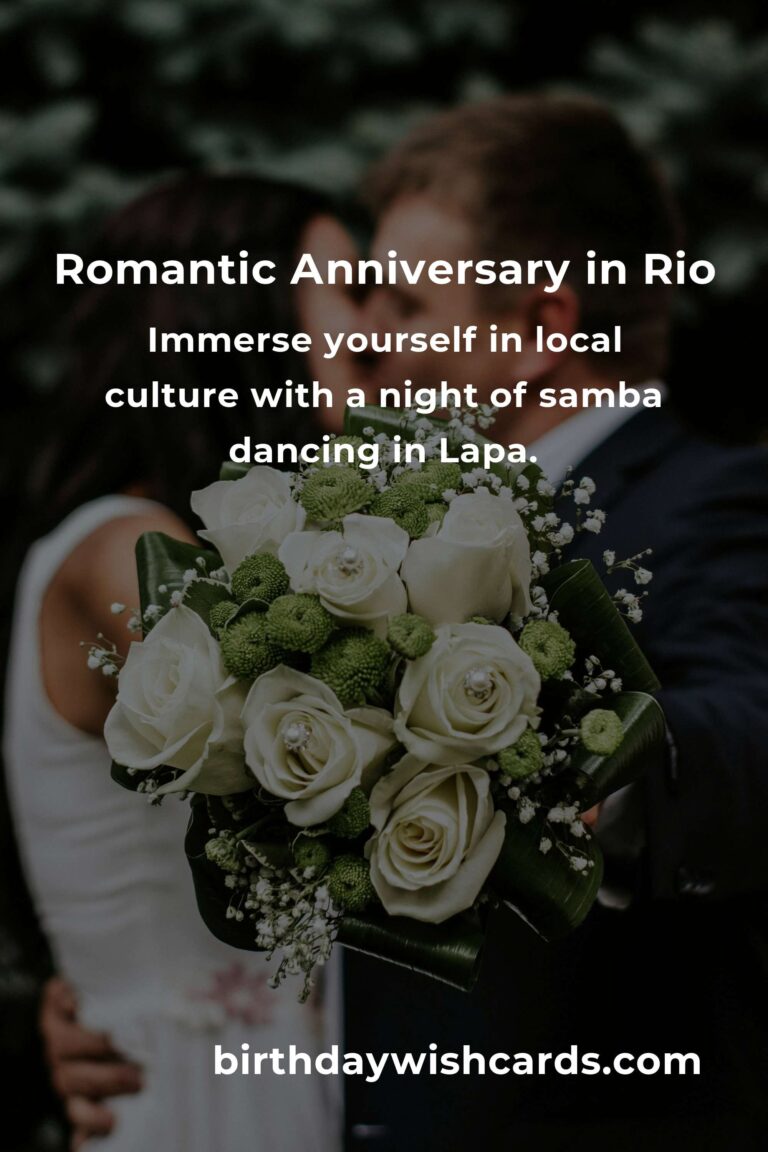 16 Unforgettable Wedding Anniversary Ideas for Couples in Rio de Janeiro