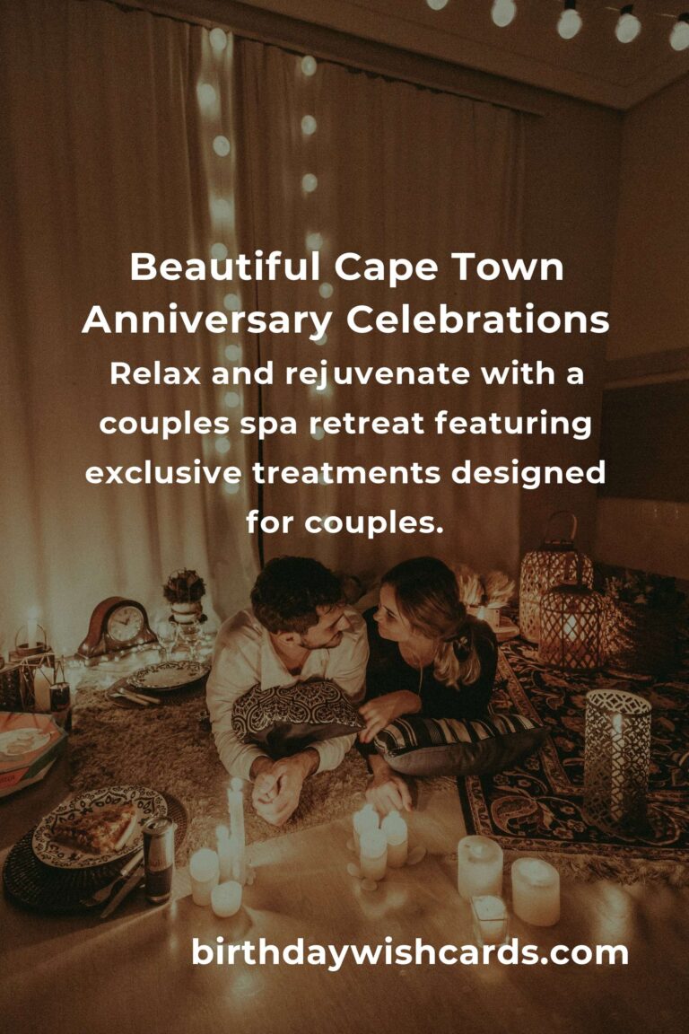 19 Memorable Business Anniversary Ideas for Couples in Cape Town