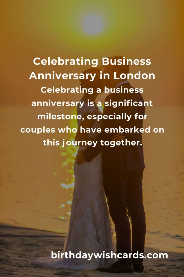 25 Memorable Business Anniversary Ideas for Couples in London