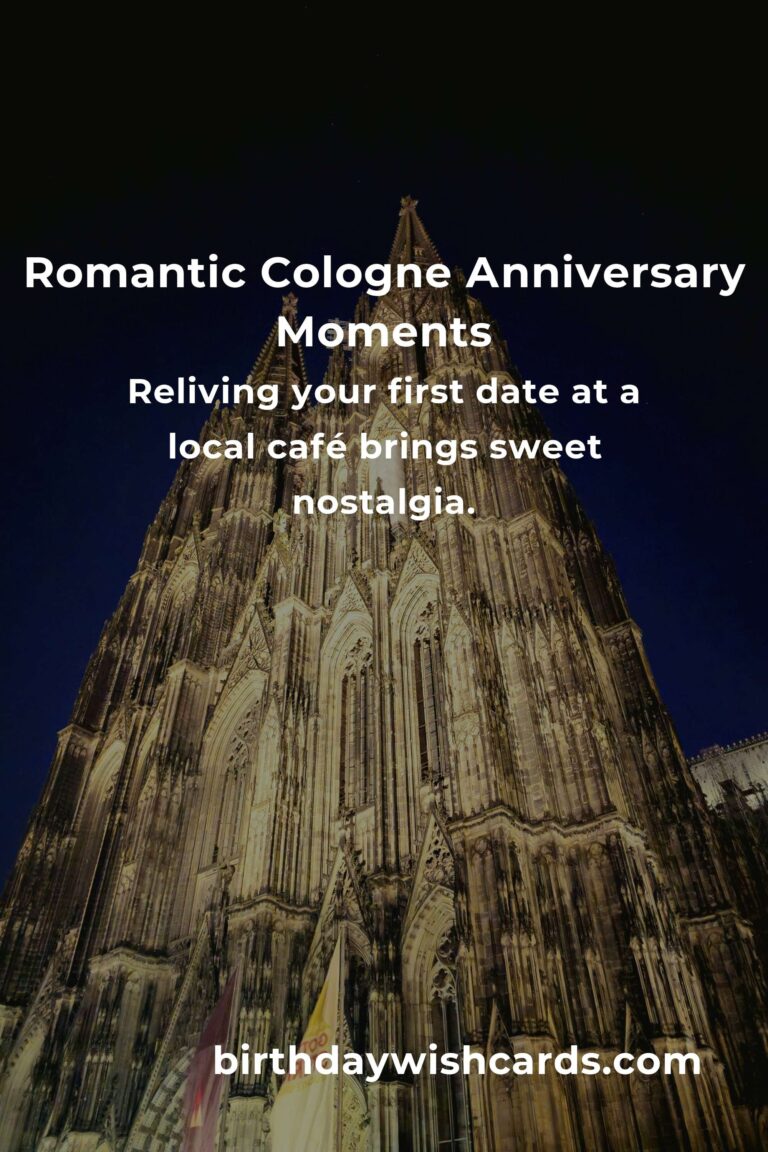25 Unforgettable Wedding Anniversary Ideas for Couples in Cologne: Celebrate Your Love in the Heart of Germany