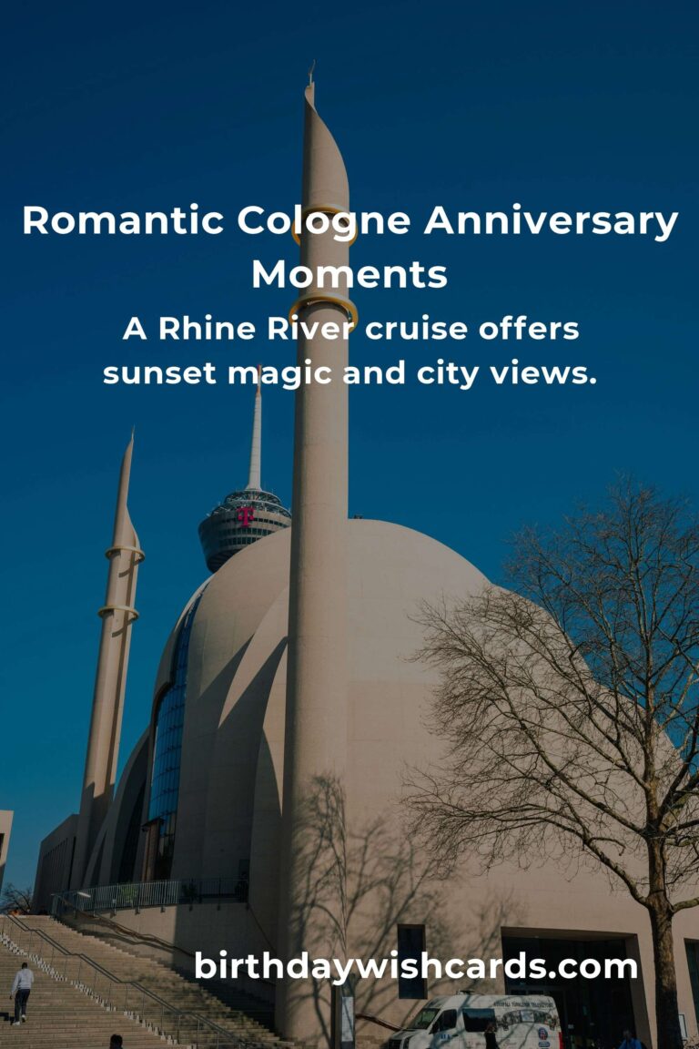 25 Unforgettable Wedding Anniversary Ideas for Couples in Cologne: Celebrate Your Love in the Heart of Germany
