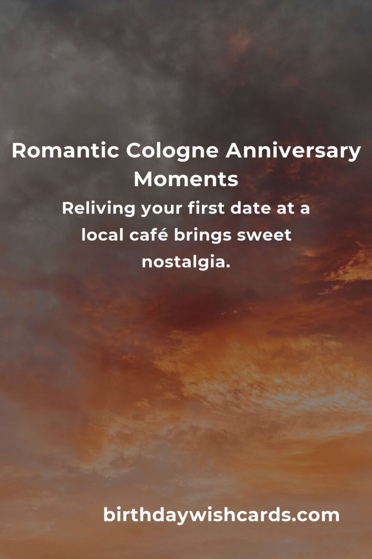 25 Unforgettable Wedding Anniversary Ideas for Couples in Cologne: Celebrate Your Love in the Heart of Germany