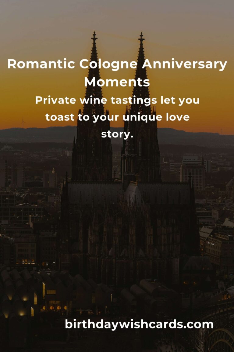25 Unforgettable Wedding Anniversary Ideas for Couples in Cologne: Celebrate Your Love in the Heart of Germany
