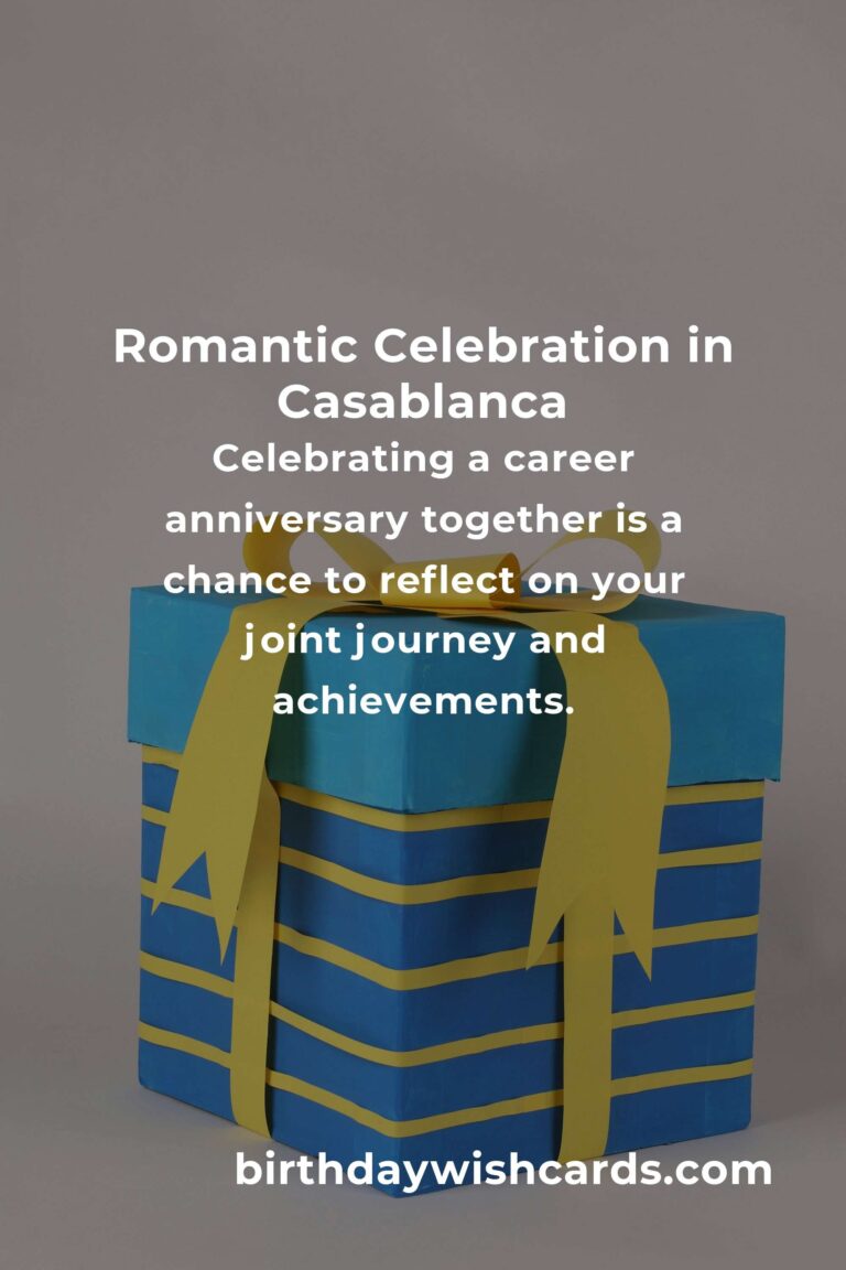 27 Heartfelt Career Anniversary Ideas for Couples in Casablanca
